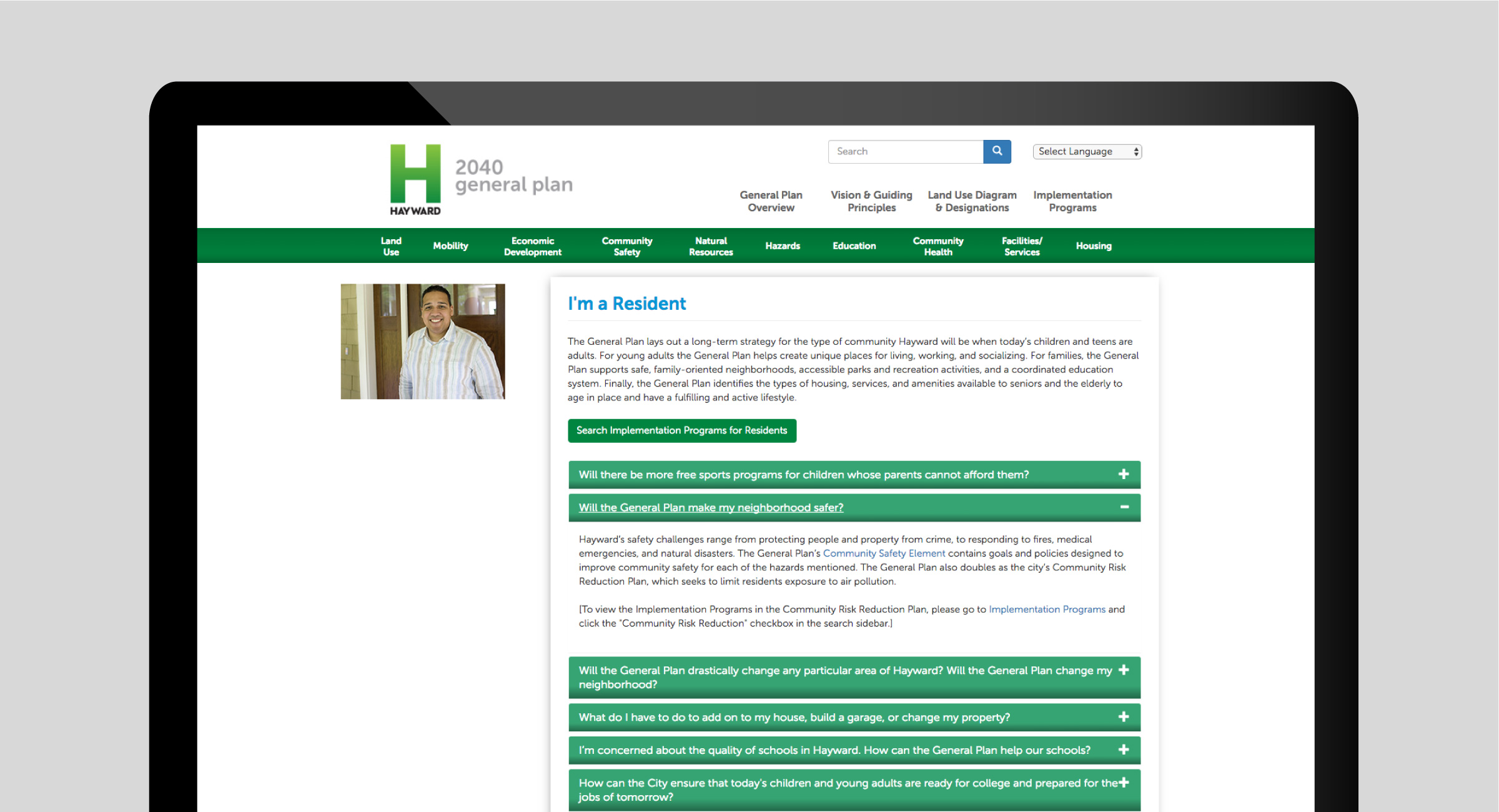 Hayward ePlan Website