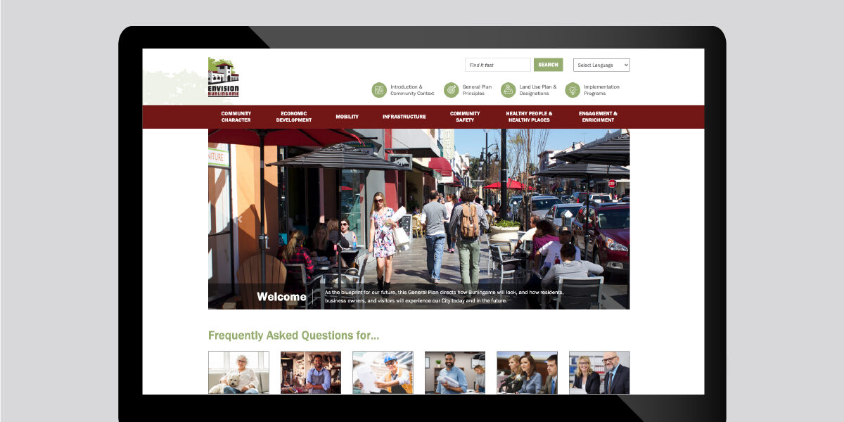 Envision Burlingame Website