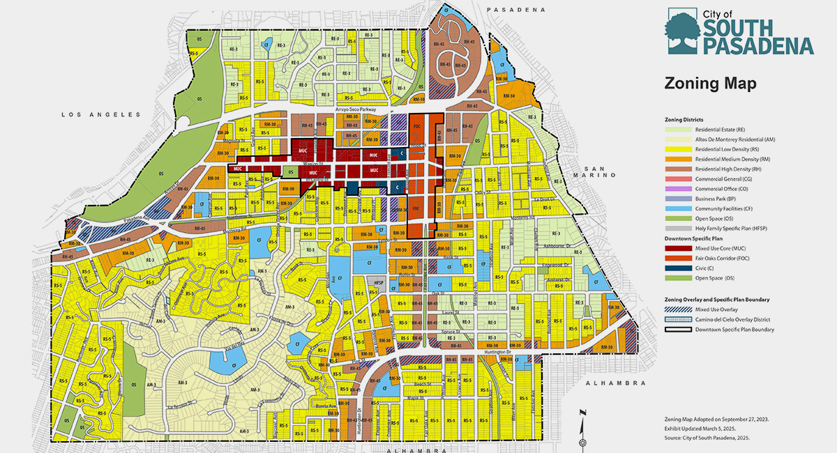 South Pasadena Zoning